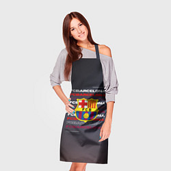 Фартук кулинарный Логотип футбольный клуб Барселона, цвет: 3D-принт — фото 2