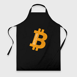 Фартук Биткоин криптовалюта оранжевое лого