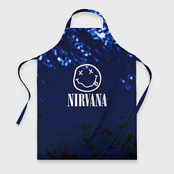 Фартук кулинарный Nirvana рок краски, цвет: 3D-принт