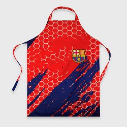 Фартук кулинарный Барселона спорт краски текстура, цвет: 3D-принт