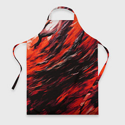 Фартук Чёрная и красная буря