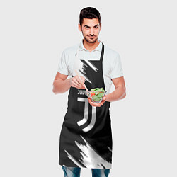 Фартук кулинарный Juventus краски текстура, цвет: 3D-принт — фото 2