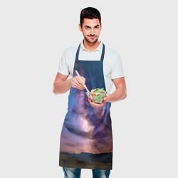 Фартук кулинарный Млечный путь ночью, цвет: 3D-принт — фото 2