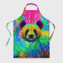 Фартук кулинарный Цветная панда, цвет: 3D-принт
