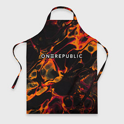 Фартук OneRepublic red lava