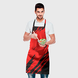 Фартук кулинарный Juventus краски спорт фк, цвет: 3D-принт — фото 2