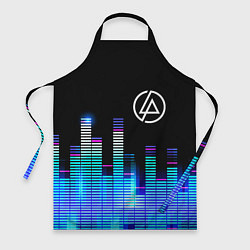 Фартук кулинарный Linkin Park эквалайзер, цвет: 3D-принт