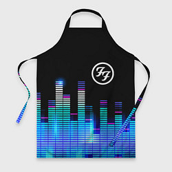 Фартук кулинарный Foo Fighters эквалайзер, цвет: 3D-принт