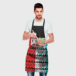 Фартук кулинарный Doom eternal glitch, цвет: 3D-принт — фото 2