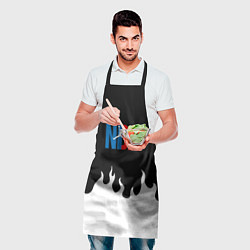 Фартук кулинарный Баскетбол нба огонь, цвет: 3D-принт — фото 2