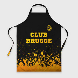 Фартук Club Brugge - gold gradient посередине