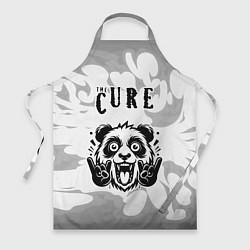 Фартук The Cure рок панда на светлом фоне