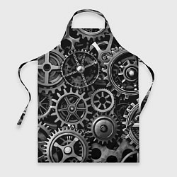 Фартук Стимпанк стальные механизмы паттерн