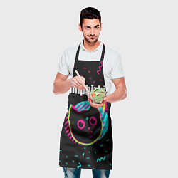 Фартук кулинарный Limp Bizkit - rock star cat, цвет: 3D-принт — фото 2