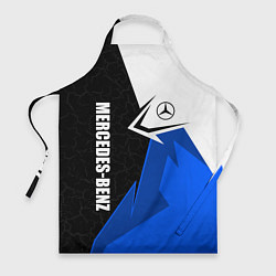Фартук кулинарный Мерседес - синяя униформа, цвет: 3D-принт