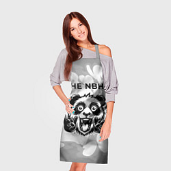 Фартук кулинарный The Neighbourhood рок панда на светлом фоне, цвет: 3D-принт — фото 2