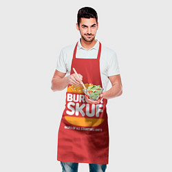 Фартук кулинарный Burger skuf, цвет: 3D-принт — фото 2