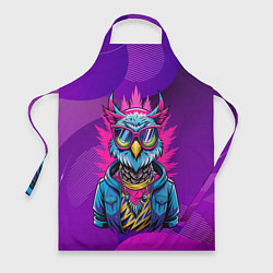 Фартук кулинарный Стильная сова в одежде, цвет: 3D-принт