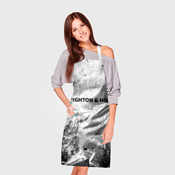 Фартук кулинарный Brighton white graphite, цвет: 3D-принт — фото 2