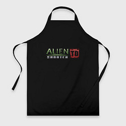 Фартук кулинарный Alien Shooter, цвет: 3D-принт