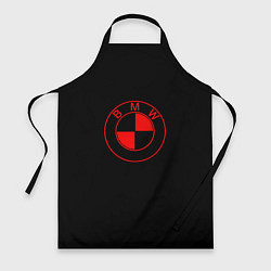 Фартук кулинарный BMW red logo, цвет: 3D-принт