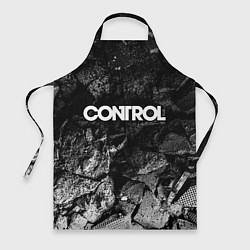 Фартук кулинарный Control black graphite, цвет: 3D-принт