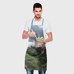 Фартук кулинарный Торопец Корсунско-Богородский собор, цвет: 3D-принт — фото 2