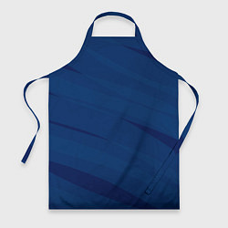 Фартук кулинарный Тёмно-синий полосами, цвет: 3D-принт