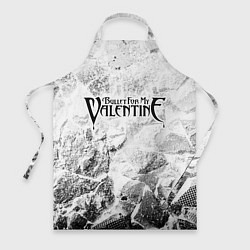 Фартук кулинарный Bullet For My Valentine white graphite, цвет: 3D-принт