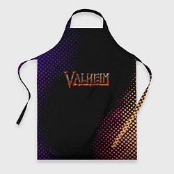 Фартук кулинарный Valheim logo pattern, цвет: 3D-принт