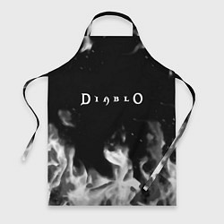 Фартук кулинарный Diablo fire black, цвет: 3D-принт
