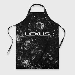 Фартук кулинарный Lexus black ice, цвет: 3D-принт
