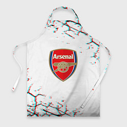 Фартук кулинарный Arsenal fc текстура, цвет: 3D-принт