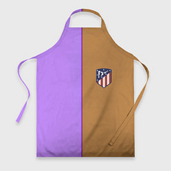 Фартук кулинарный Атлетико Мадрид полосы, цвет: 3D-принт