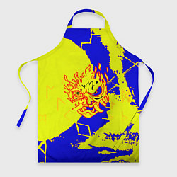 Фартук Samurai logo yellow fire