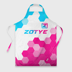 Фартук кулинарный Zotye neon gradient style посередине, цвет: 3D-принт