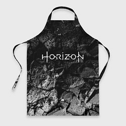Фартук кулинарный Horizon black graphite, цвет: 3D-принт