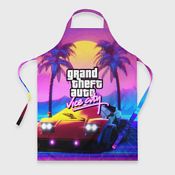 Фартук Vice city retro wave Lambo