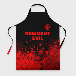 Фартук Resident Evil - red gradient посередине