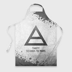 Фартук Thirty Seconds to Mars - white gradient