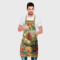 Фартук кулинарный Стиль советского ковра узоры и орнамент, цвет: 3D-принт — фото 2