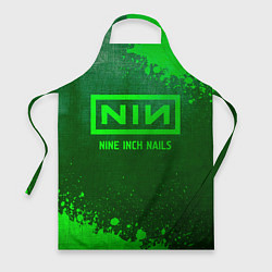 Фартук Nine Inch Nails - green gradient