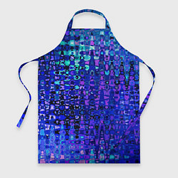 Фартук Абстракция синий индиго