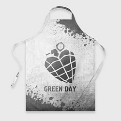 Фартук кулинарный Green Day - white gradient, цвет: 3D-принт