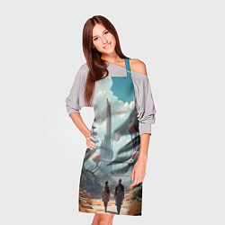 Фартук кулинарный Планета фантастика, цвет: 3D-принт — фото 2