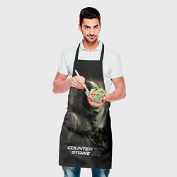Фартук кулинарный Counter strike 2 спецназ, цвет: 3D-принт — фото 2