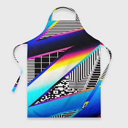 Фартук Neon stripes geometry