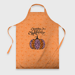 Фартук кулинарный Halloween - тыква леопардовая, цвет: 3D-принт