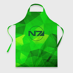 Фартук Mass Effect green poly