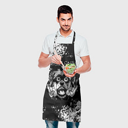 Фартук кулинарный Crystal Castles рок пес, цвет: 3D-принт — фото 2